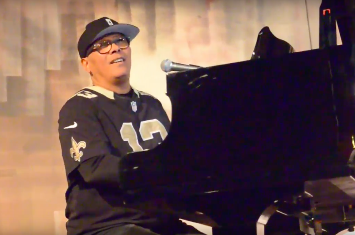 Aaron Neville's son Ivan discussed sobriety and giving back at a recovery center.