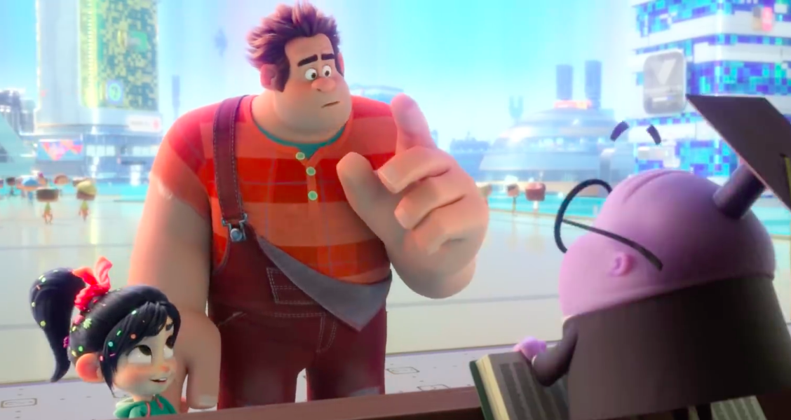 Image from "Ralph Breaks The Internet" which was originally about social media addiction