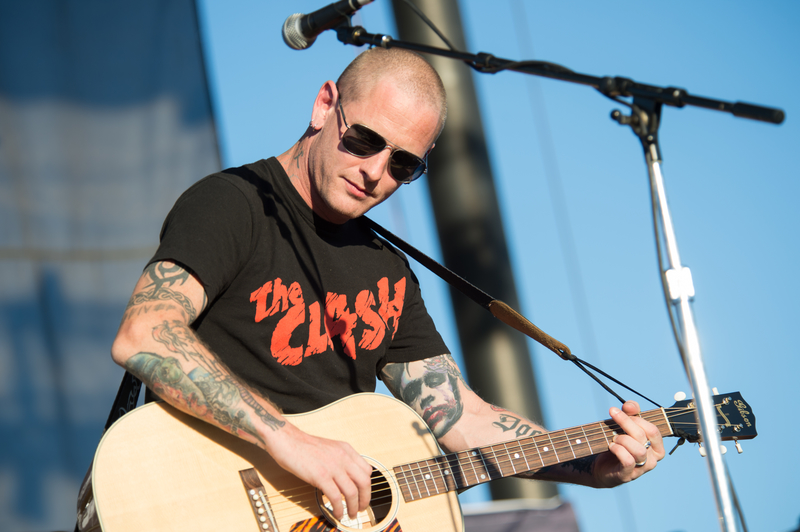 LINCOLN, CA - July 25: Corey Taylor of Slipknot performs in support of That Metal Show featuring Anthrax, Living Colour and Burn Halo at Thunder Valley Casino Resort in Lincoln, California on July 25, 2014