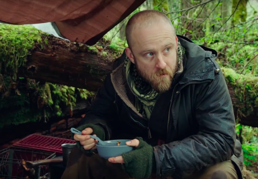 Ben Foster plays a veteran with PTSD in "Leaves No Trace"