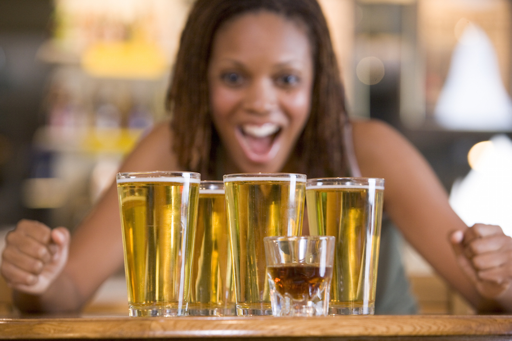 woman drinking in state ranked highest for excessive drinking