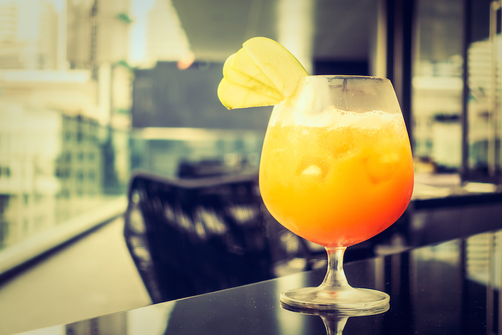 a non-alcoholic drink