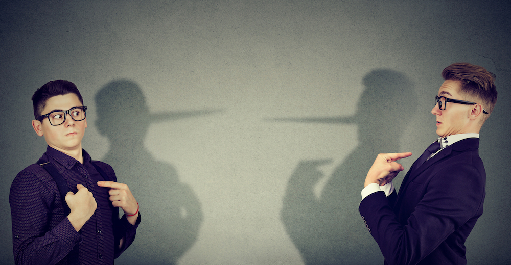 men trying to hold each other responsible for the opioid epidemic