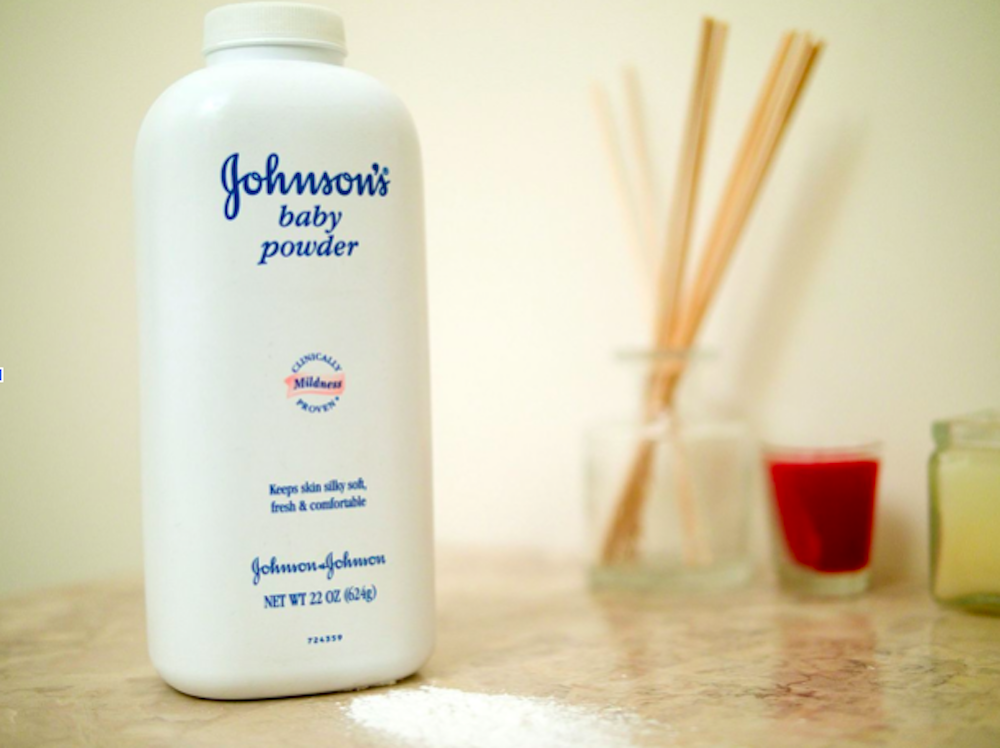 Johnson & Johnson's famous baby powder