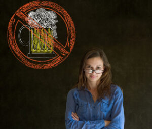 Woman from Alaska celebrating sobriety awareness month