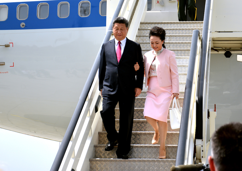 Chinese President Xi Jinping and his wife