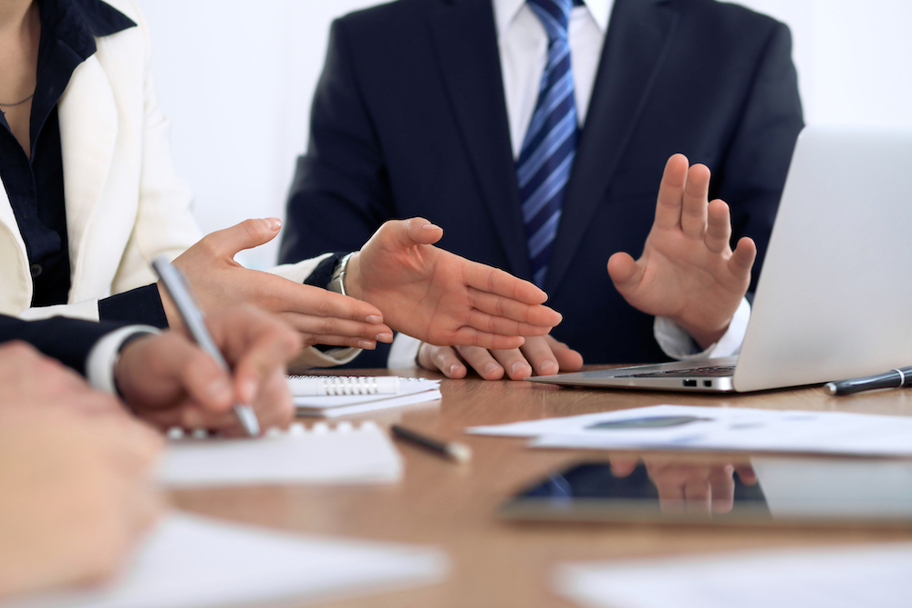 Sackler family lawyers discussing the opioid lawsuits