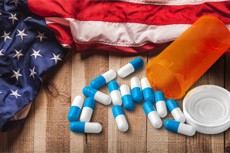 Opioid crisis oxycontin pills prescription usa addicted