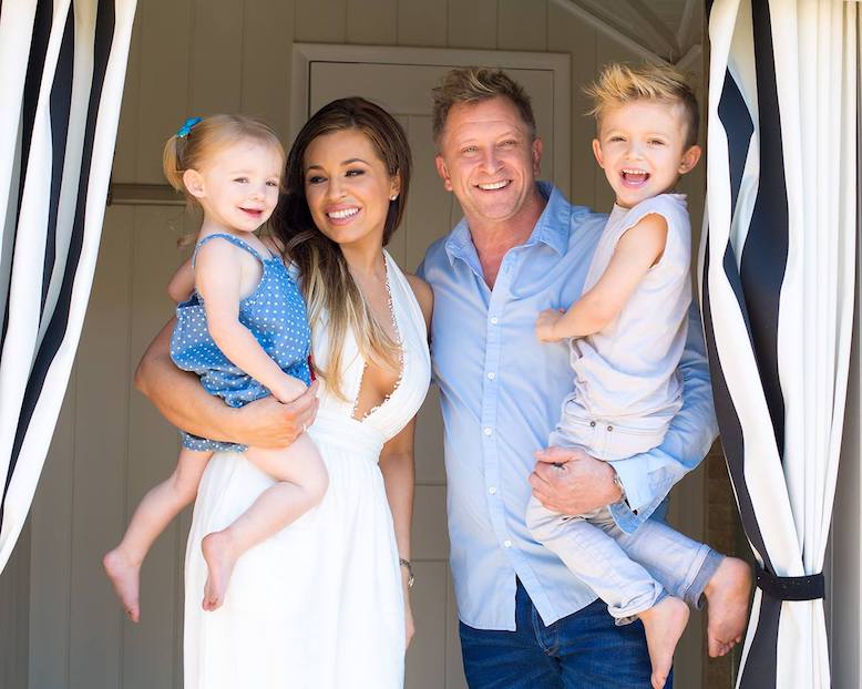 Kari Ann Peniche-Williams with her family