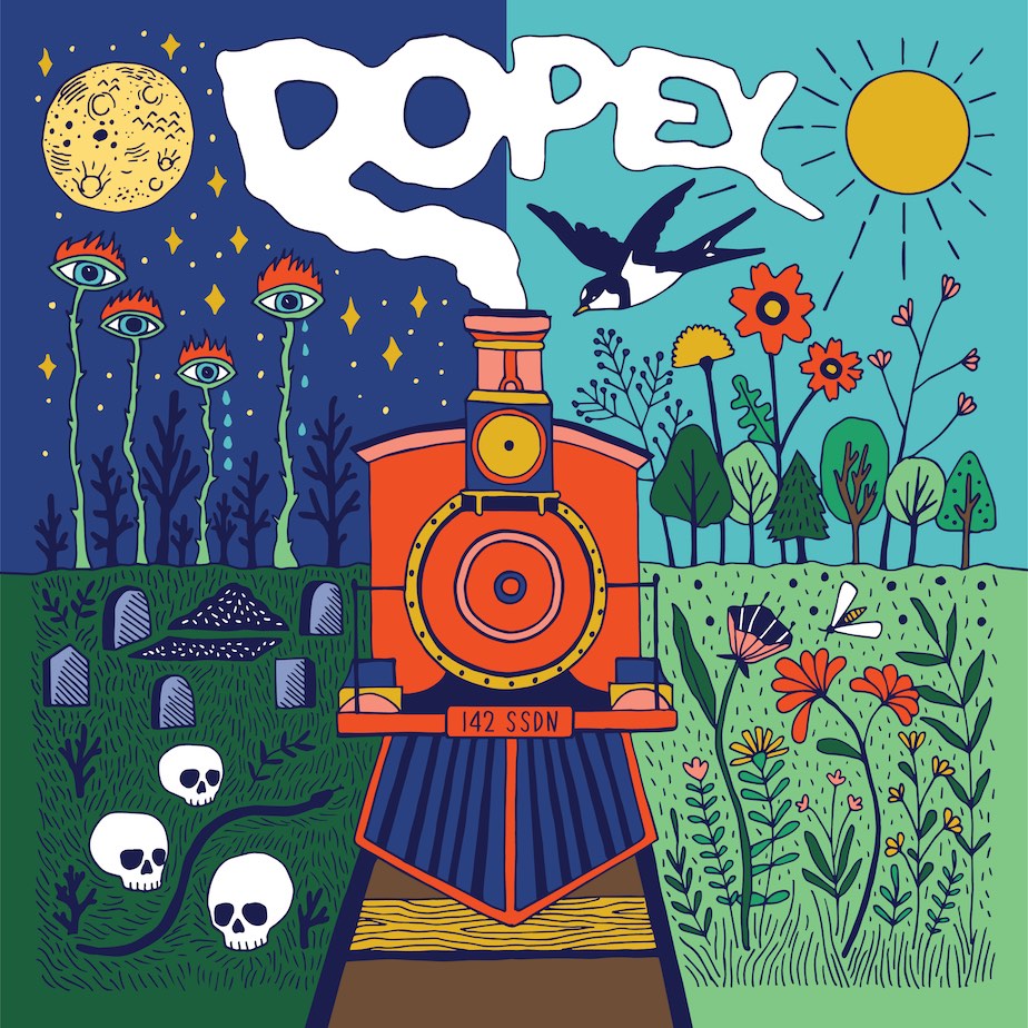 Dopey Podcast poster, recovery podcast