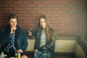 high school teens vaping