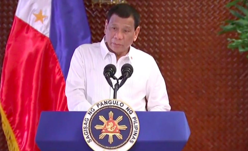 Philippines President Rodrigo Duterte
