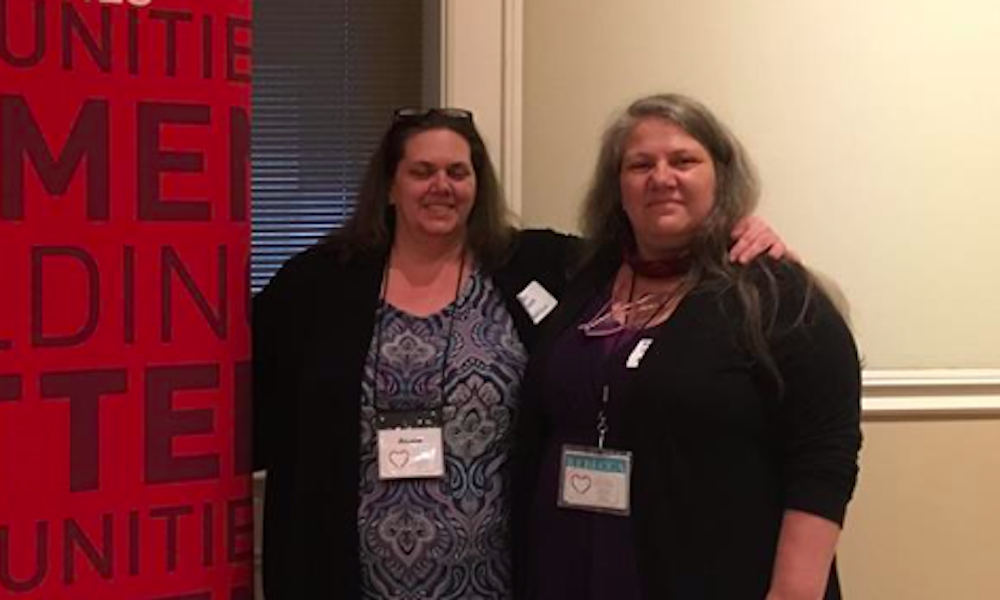 sisters Addie Arbach and Rebecca Parr