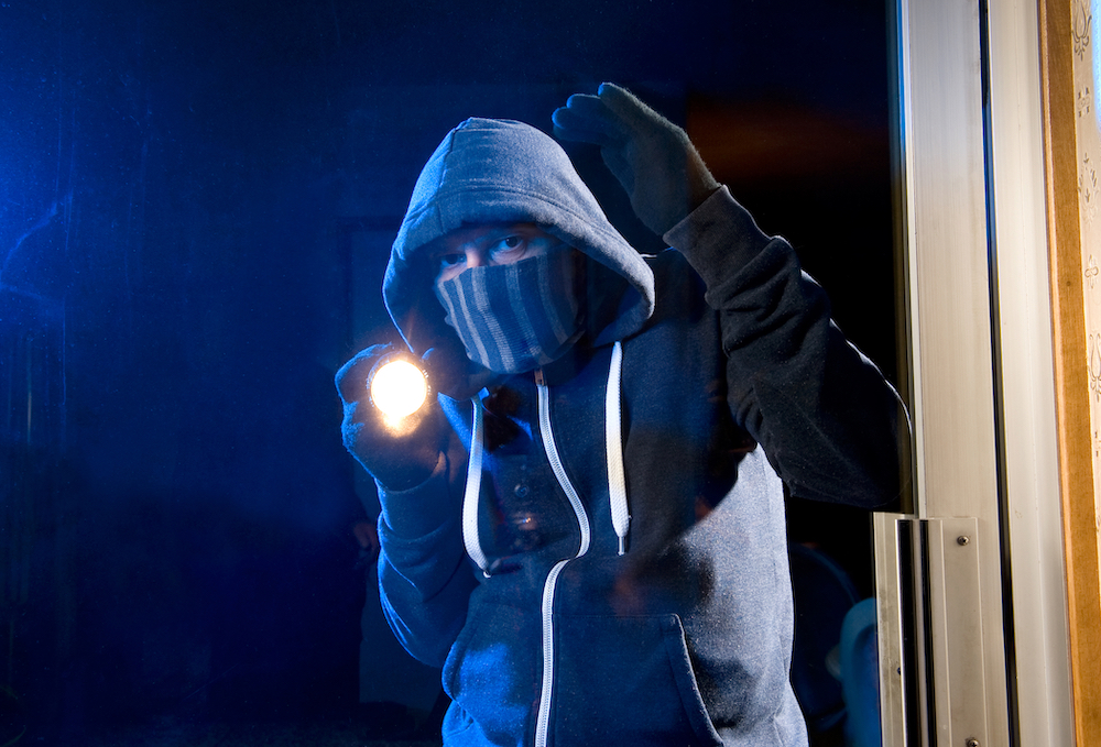 burglar about to steal marijuana in Washington