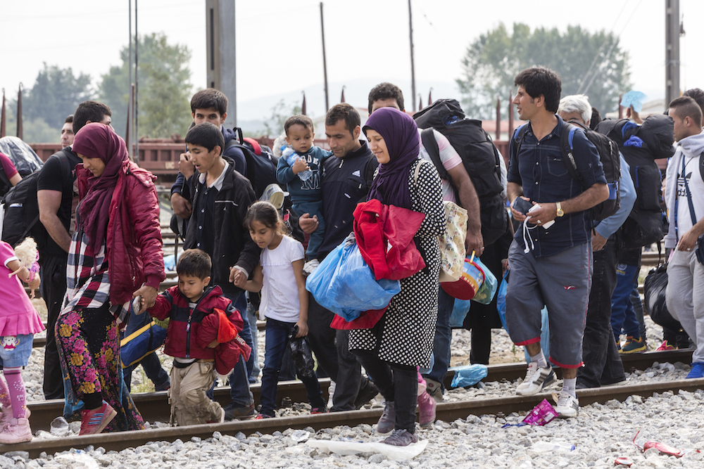 undocumented immigrants walking