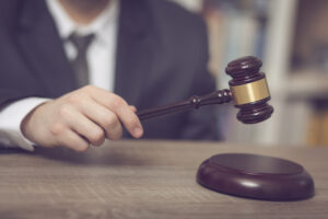 judge issuing verdict