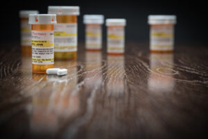 bottles of opioids