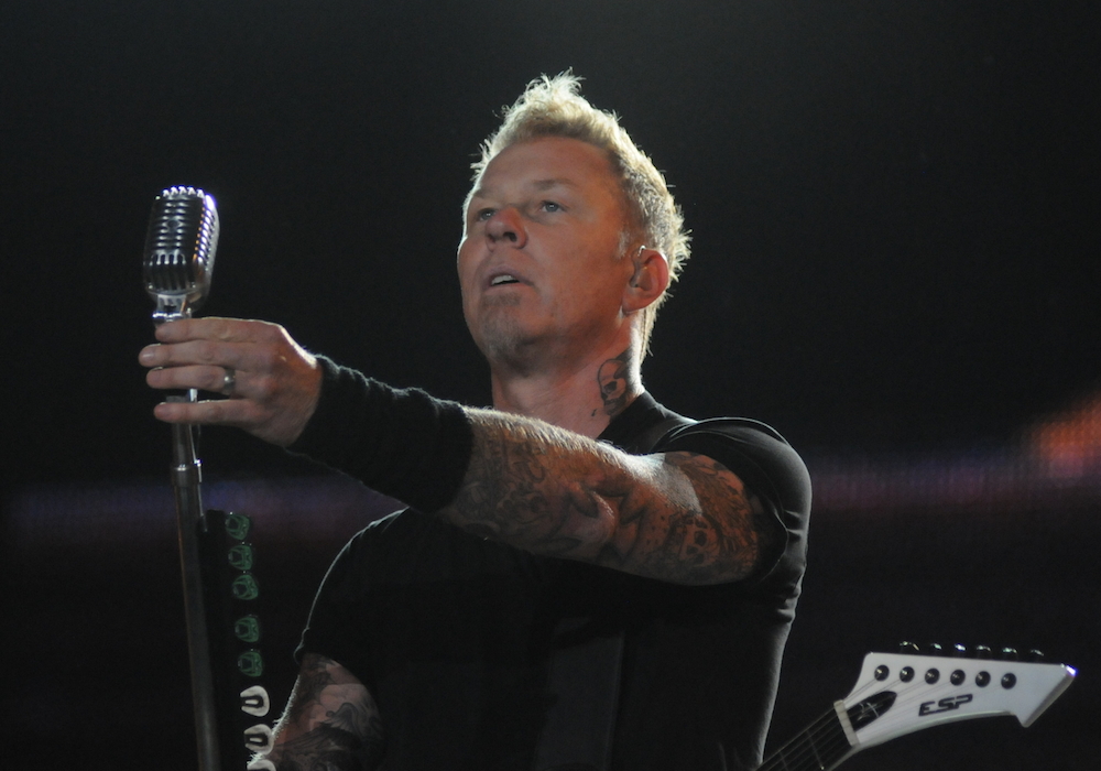 james hetfield of metallica
