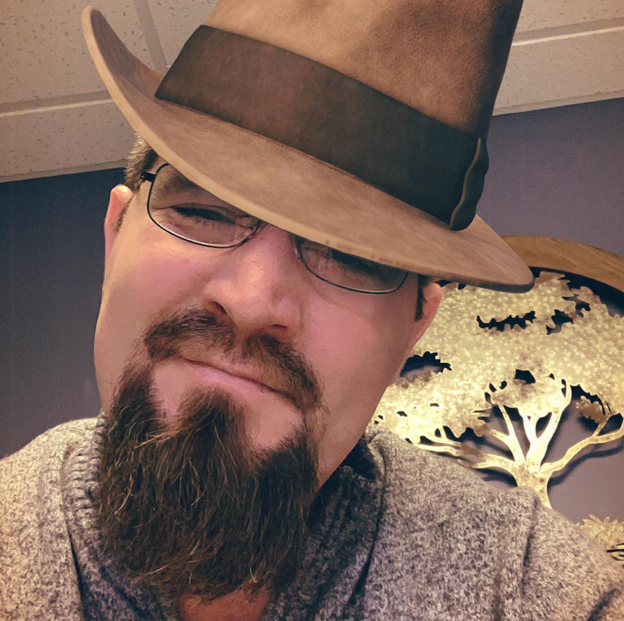 close-up of Timothy Sanders