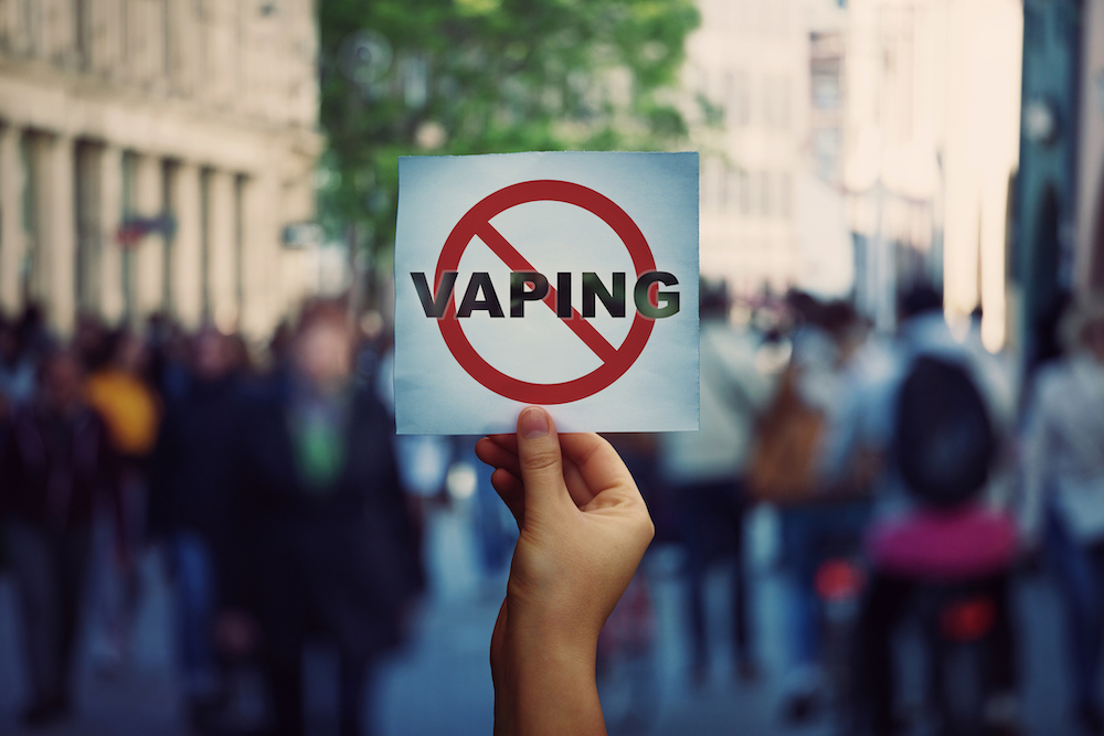 no vaping sign