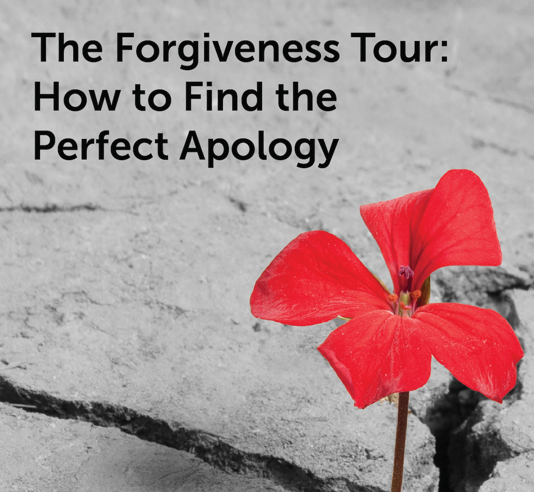 Book cover for The Forgiveness Tour: How to Find the Perfect Apology