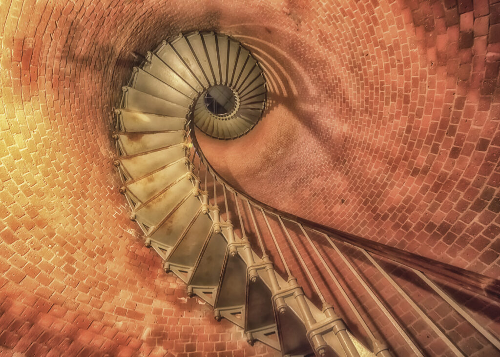 Intimacy and Alcohol The West Chop Light Stairway